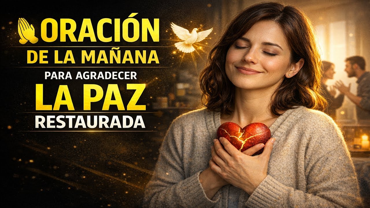 Oración de la mañana para agradecer la paz restaurada