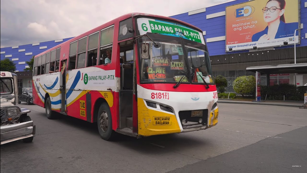 Philippines, ordinary fare bus ride from SM City San Jose del Monte to SM City Fairview