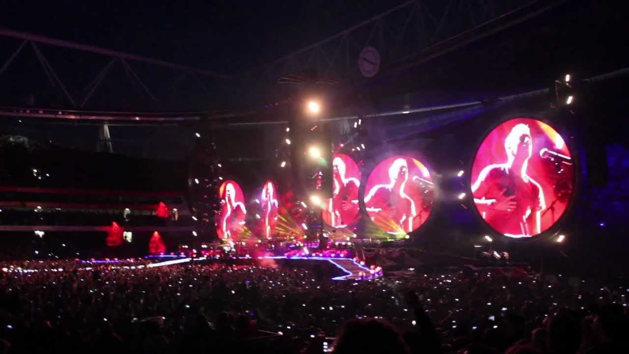 Coldplay Fix You - Live at Emirates Stadium - 4th June 2012