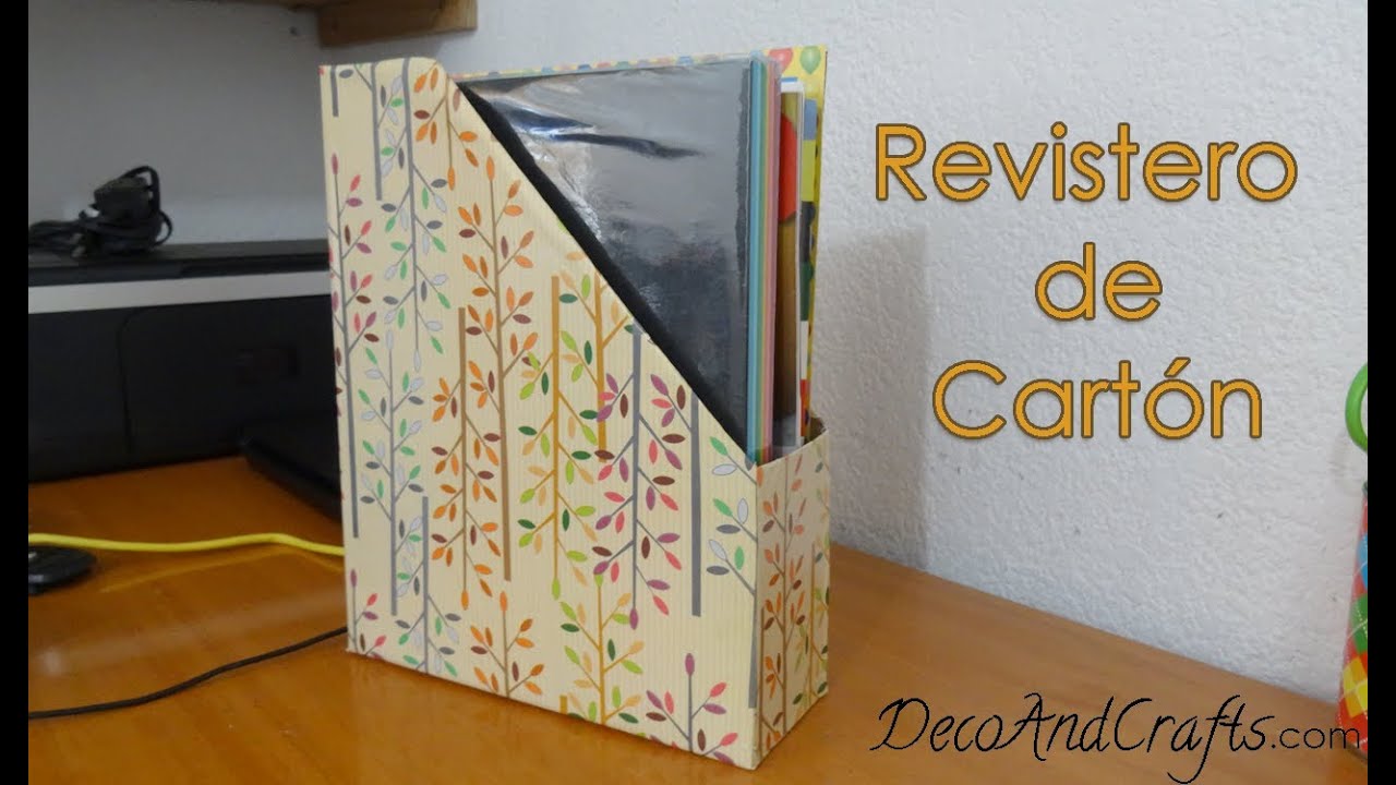 Revistero / Carpetero de cartón