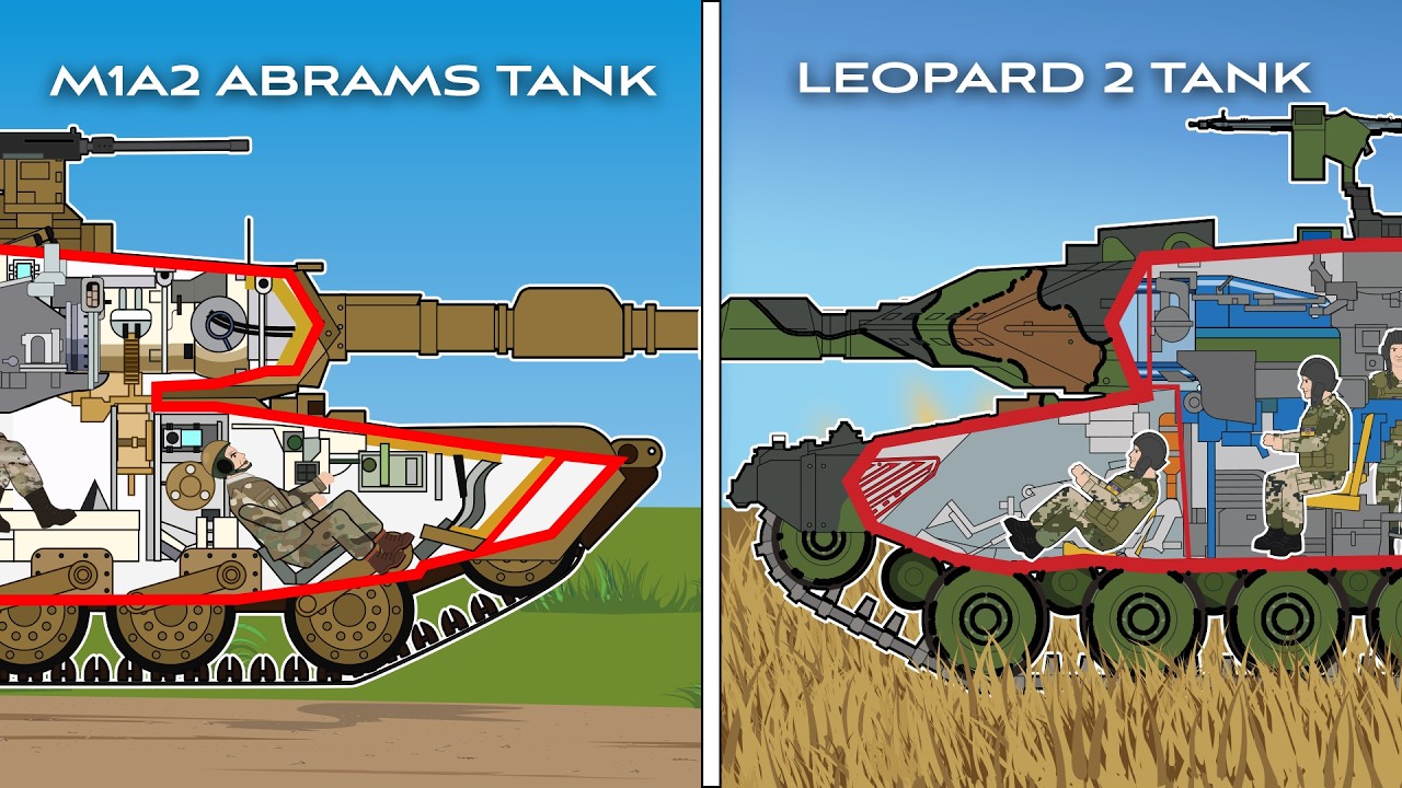 M1 Abrams VS. Leopard 2 Tank