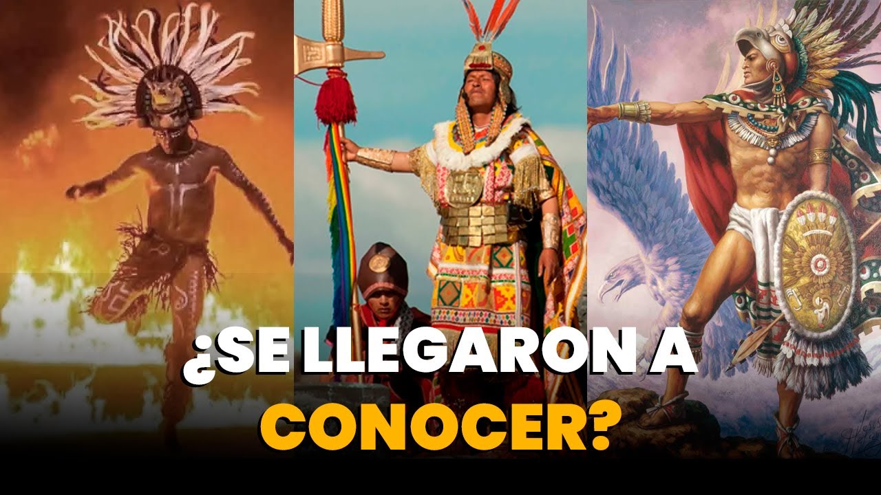 ¿En qué se parecían los Incas, los Mayas y los Aztecas?