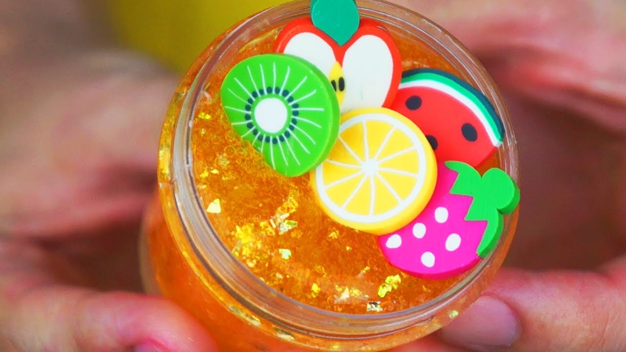 DECORANDO 1kg de SLIME TRANSPARENTE | TIO LUCAS