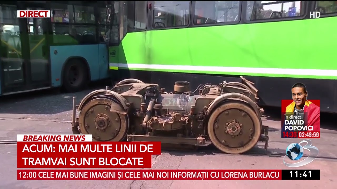 Mărturia unui tânăr din București, călător în tramvaiul care s-a ciocnit cu un autobuz
