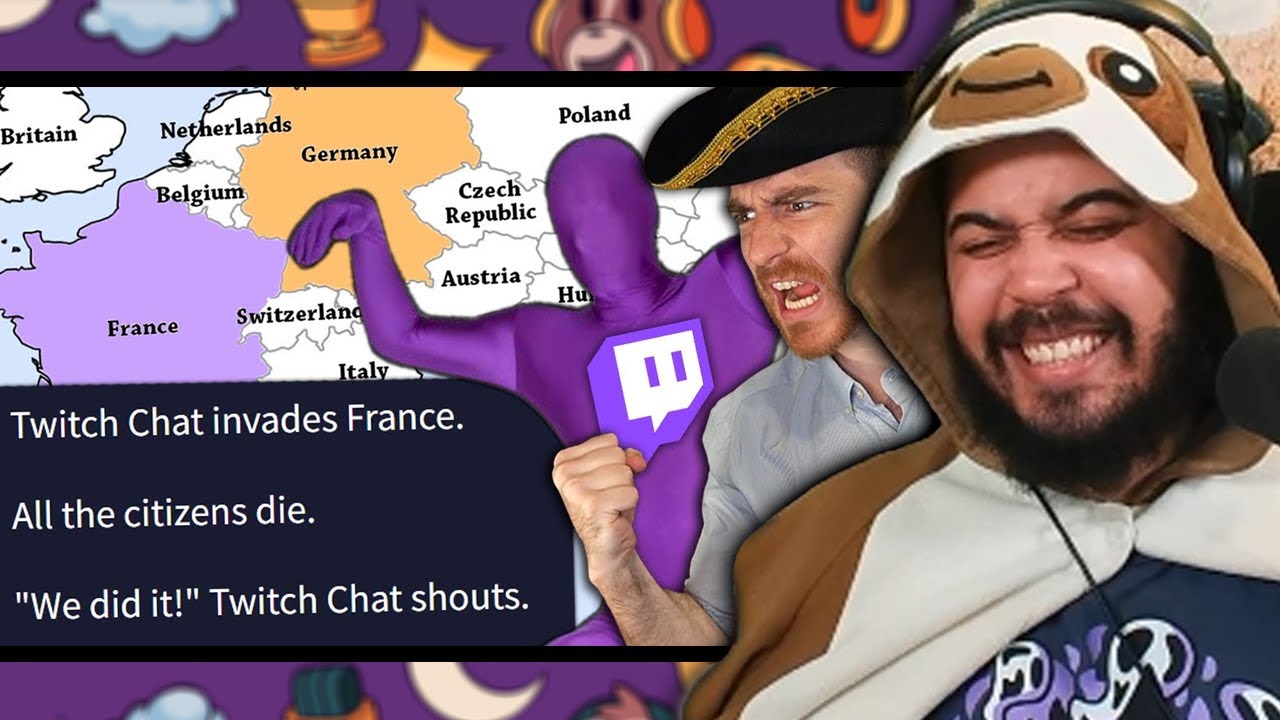 Pixel Reacts: Twitch Chat и я заполонили Европу с помощью искусственного интеллекта