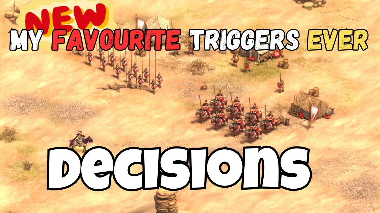 My New FAVOURITE Triggers In AoE2; Making Decisions
