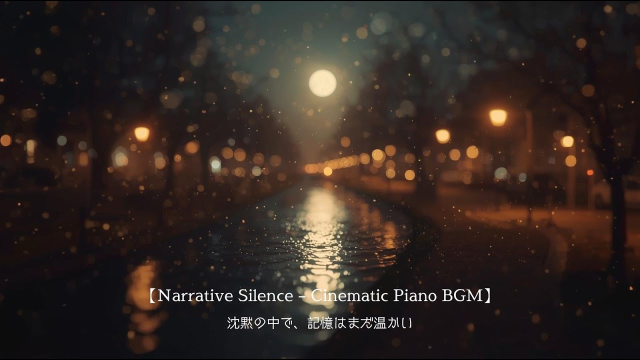 【Narrative Silence – Cinematic Piano BGM】Stories That Remain Unspoken |　語られなかった物語たち