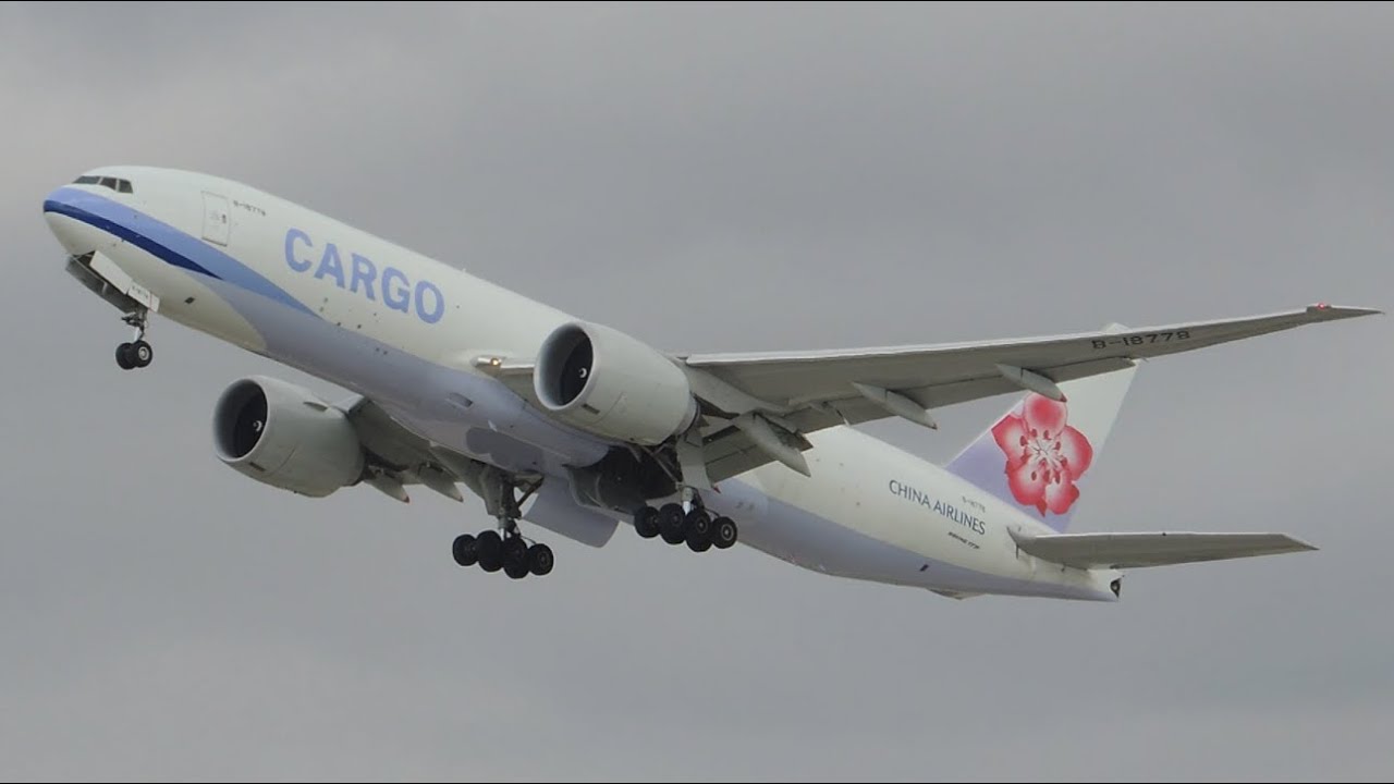 China Airlines Cargo Boeing 777-F [B-18778] takeoff from LAX