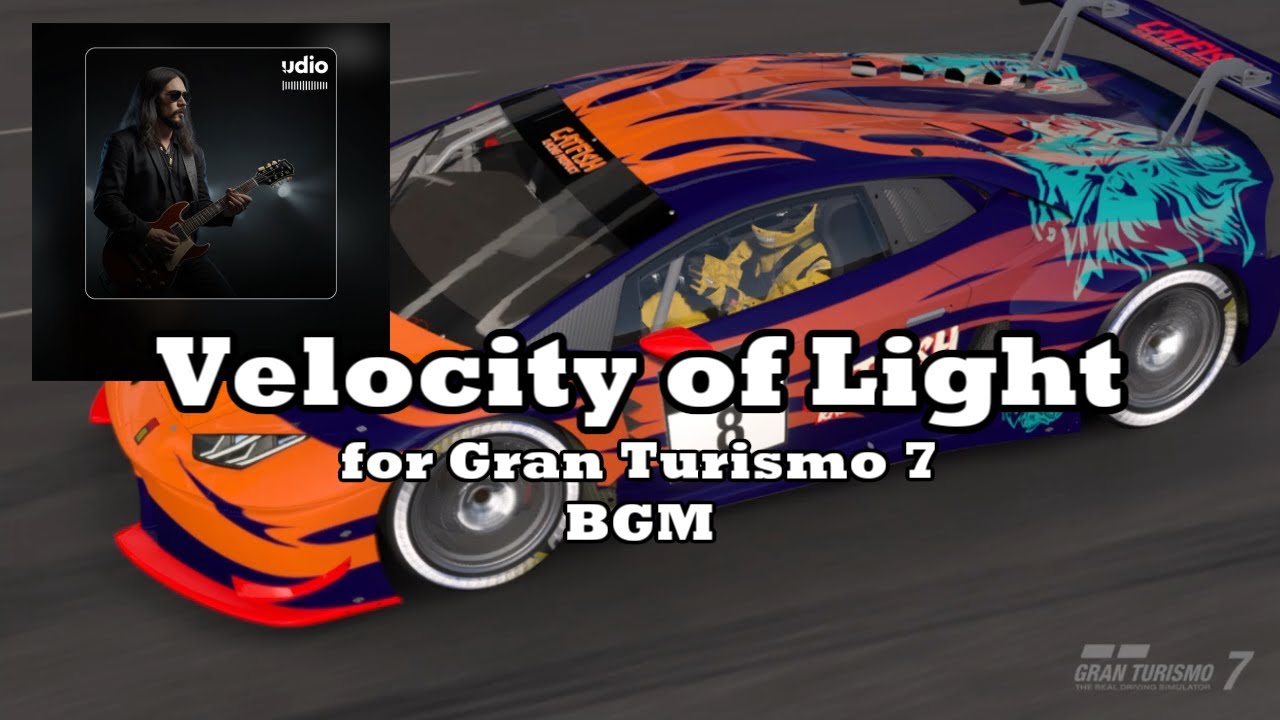 ♬「Velocity of Light 」MV/for Gran turismo 7 BGM/CATFISH × udio【AIで作曲してみた】Instrumental music