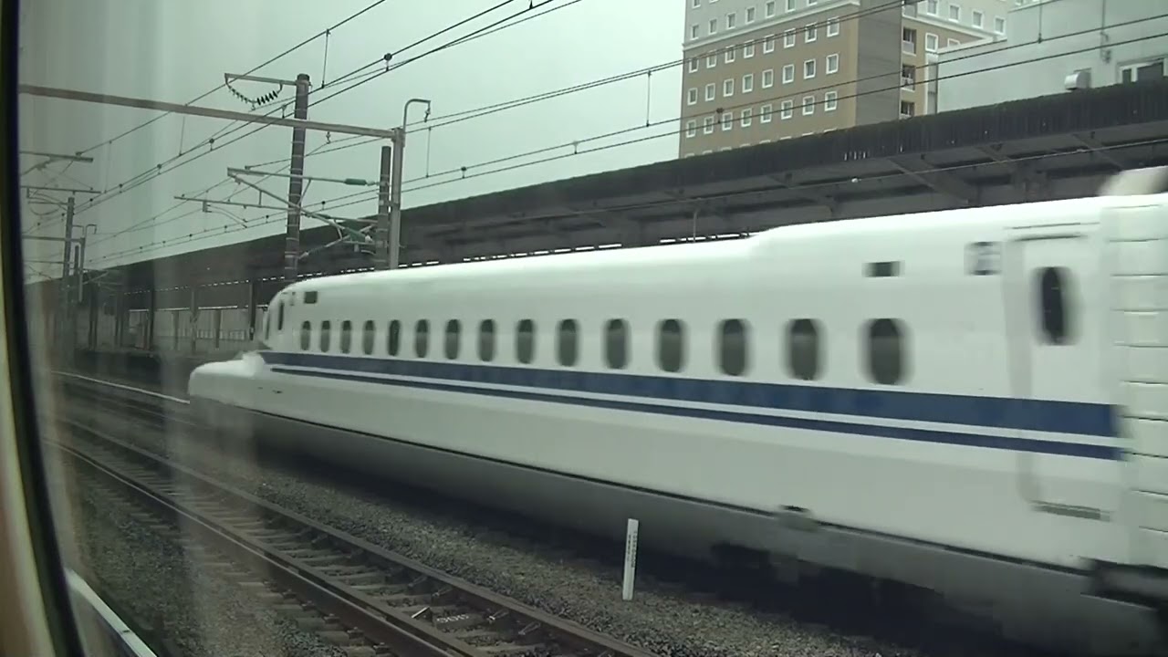 【東海道新幹線N700A】こだま812号右側車窓（回響號812班列車窗景） 静岡～新富士～三島～熱海～小田原～新横浜～品川～東京 18 May 2025