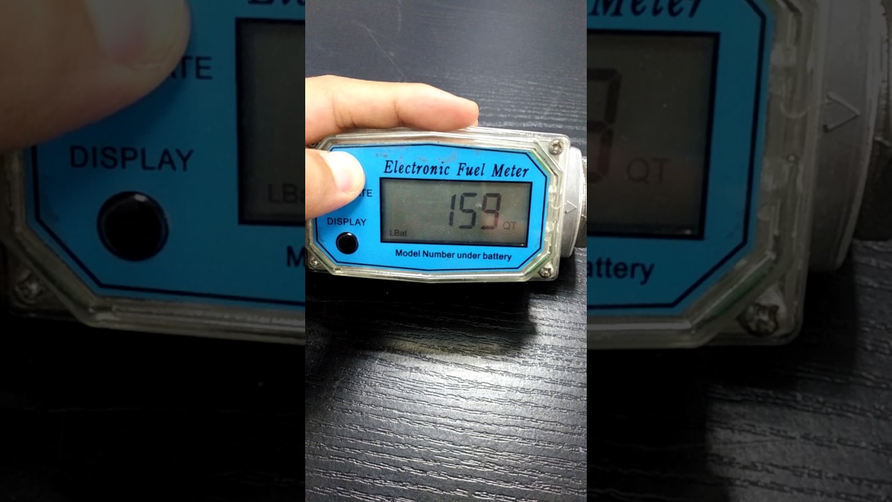 How to set WL turbine flow meter