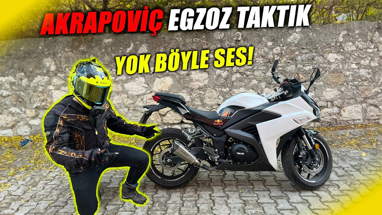 R250'YE AKRAPOVİÇ EGZOZ | CEZA YEME GARANTİLİ SES!