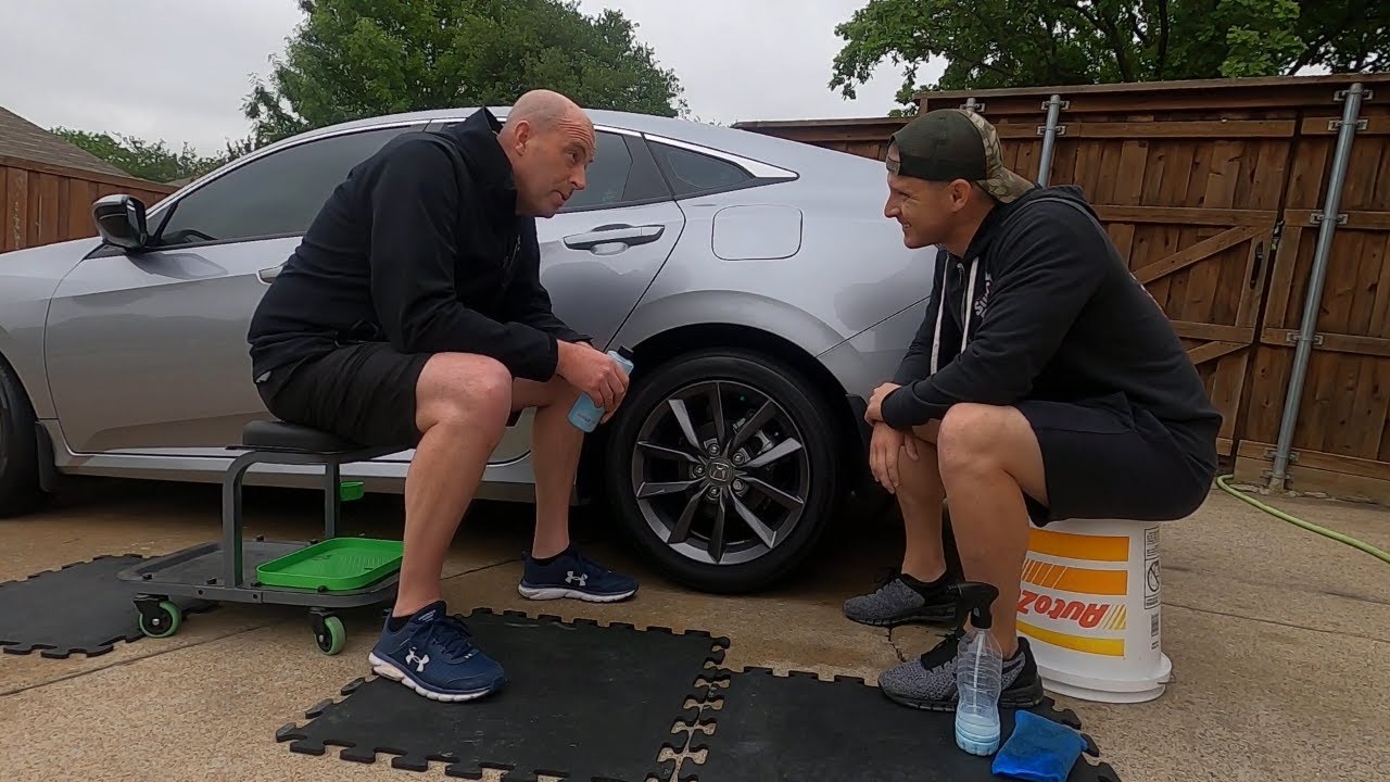 Scott With DPC Visits Aqualux Auto Detailing - New Tire Dressing Coming Soon!