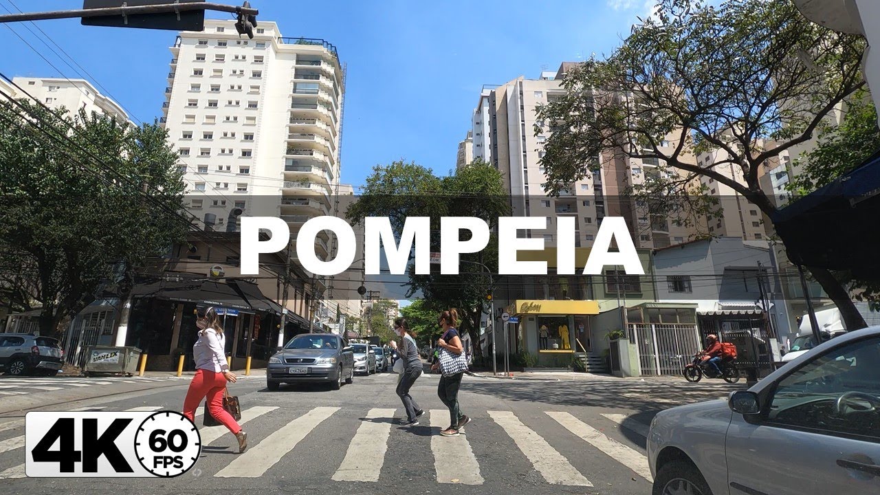 [4K60fps] Driving Pompeia Sao Paulo Brazil -MT4K-