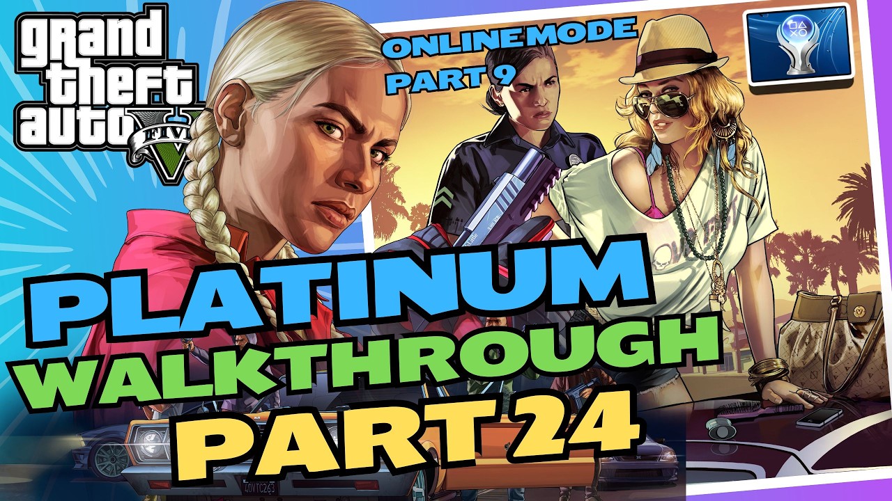 GTA 5 100% PLATINUM Walkthrough [Online Mode Part 10] Part 25