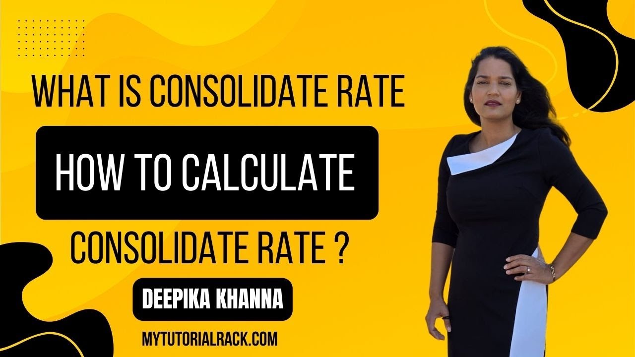 What is Consolidation Rate and How to calculate Consolidation rate ?
