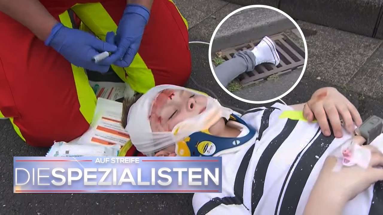 Autsch! 😣 Gebrochener Fuß?! 😨 Junge steckt im GULLIDECKEL fest 🦶 | Die Spezialisten | SAT.1