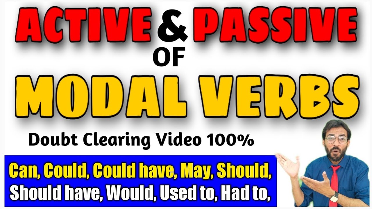 Active & Passive Voice of Modal Verbs | Use of Be & Been in Passive Sentences | Can be | Could be