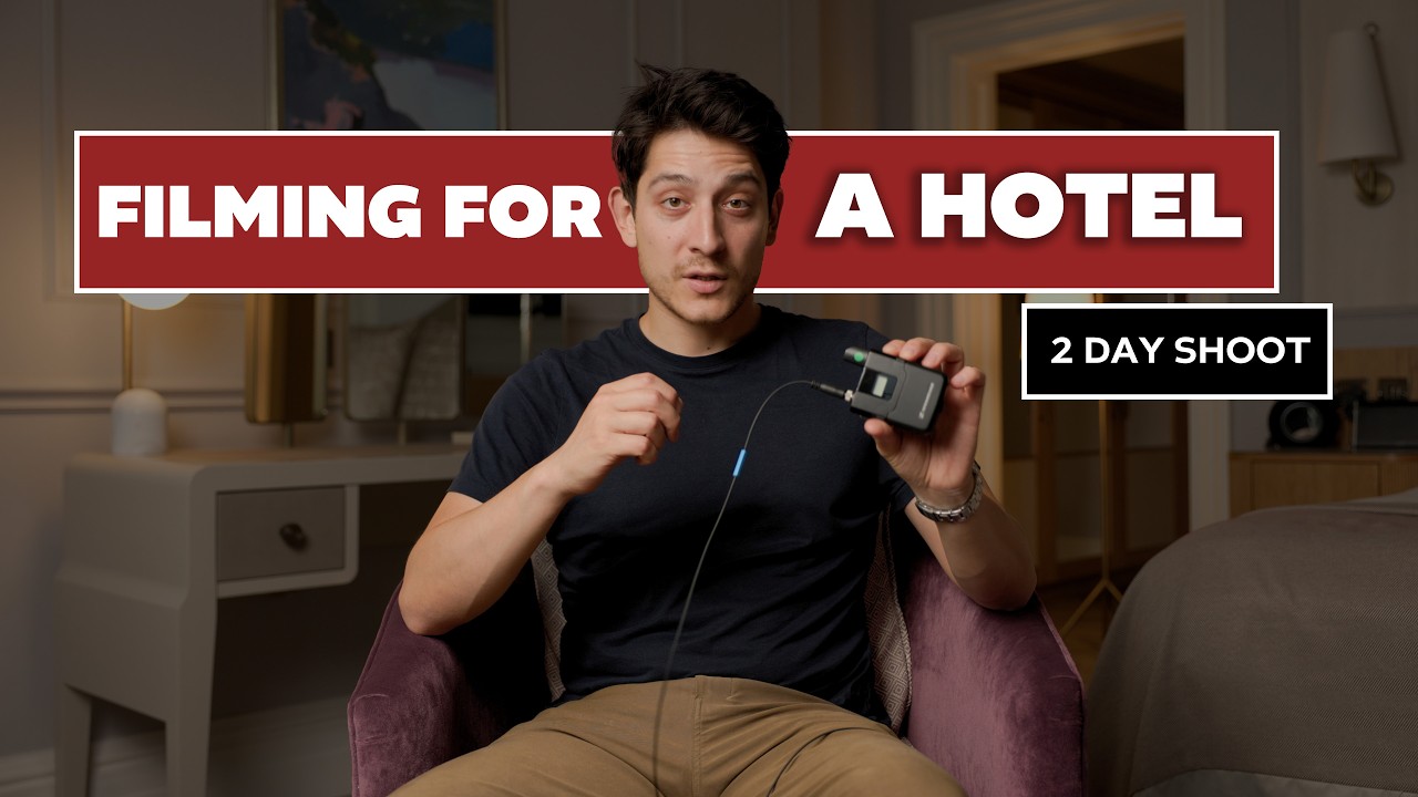 Filmmaking gear I used on this Hotel Shoot