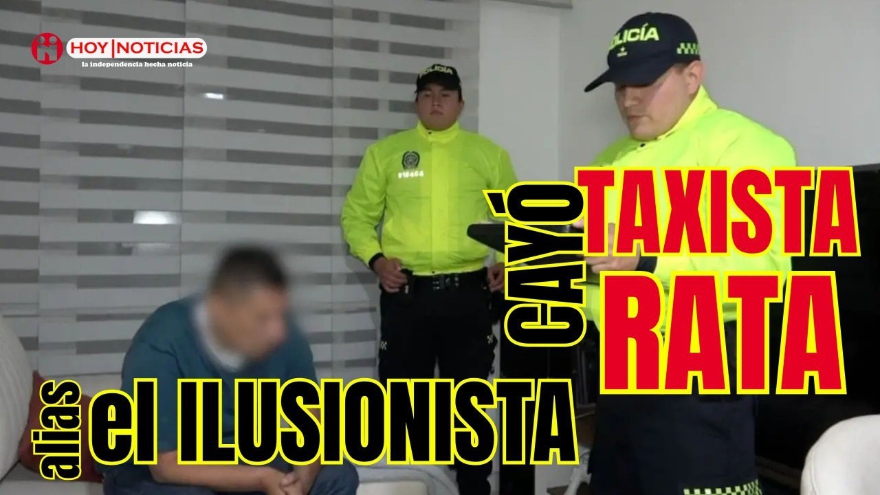 RATA CAMUFLADA DE TAXISTA. EN 1 AÑO  ROBÓ, CON DATAFONOS,  $500 MILLONES A SUS PASAJEROS
