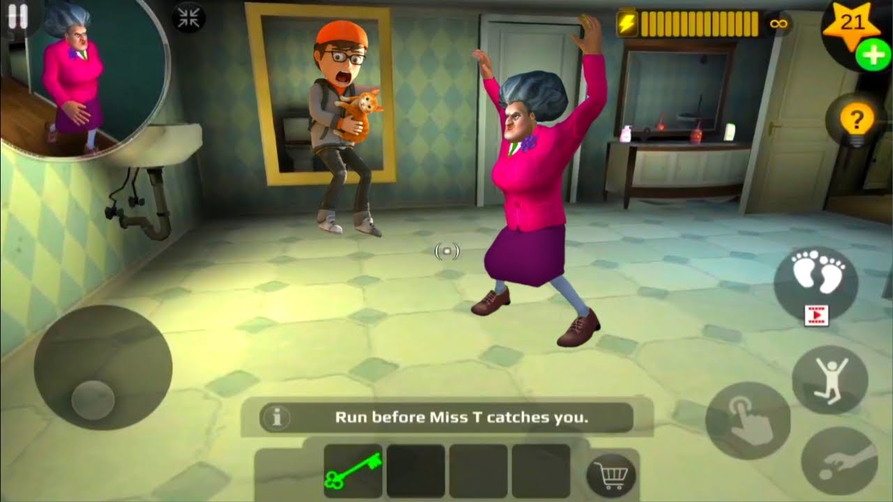 Scary Teacher 3D - Escape Every Room & Save the Cat - Full Walkthrough