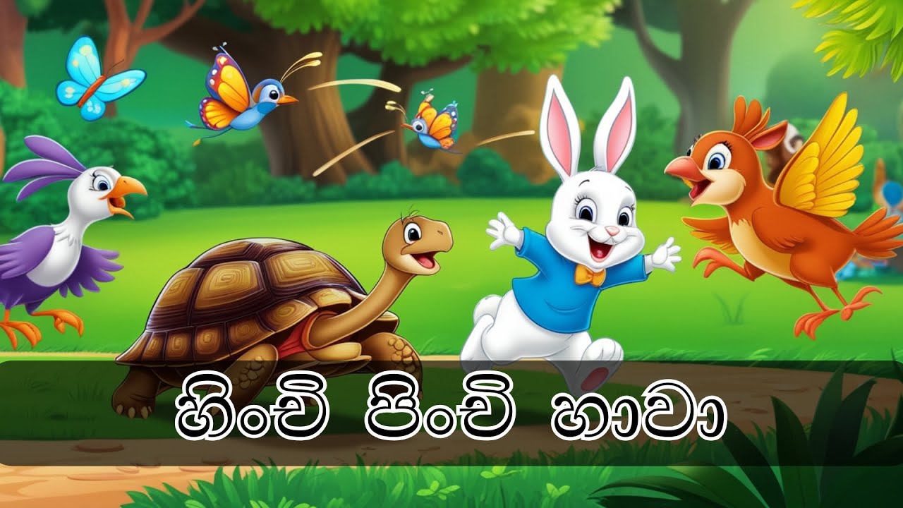 හිංචි පිංචි හාවා | Hinchi Pinchi Hawa | Sinhala Kids Song | Sinhala Lama Gee | Cartoon Song