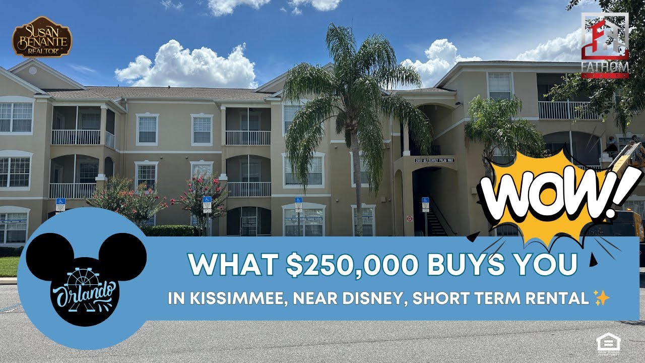 What $250,000 Buys You Near Disney World | Fully Furnished Condo in Windsor Palms Resort, Kissimmee