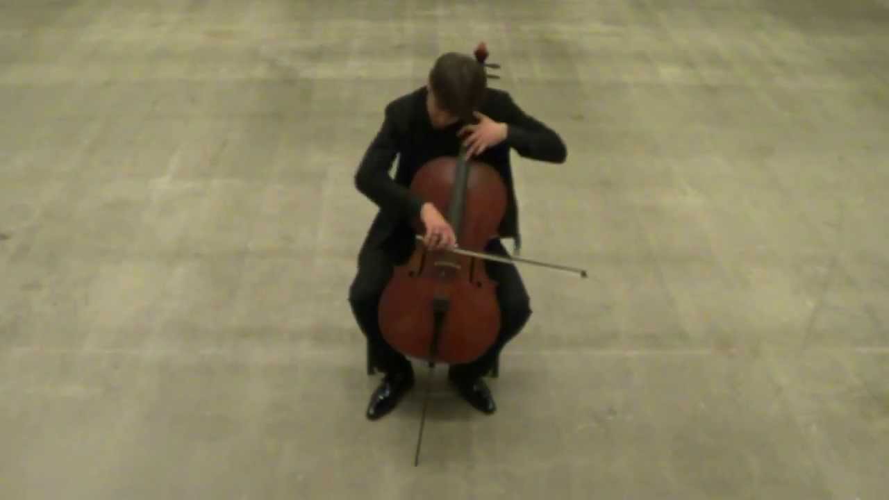 Michel van der Aa: 'Oog' for cello and soundtrack - played by &Ouml;rs K&ouml;szeghy