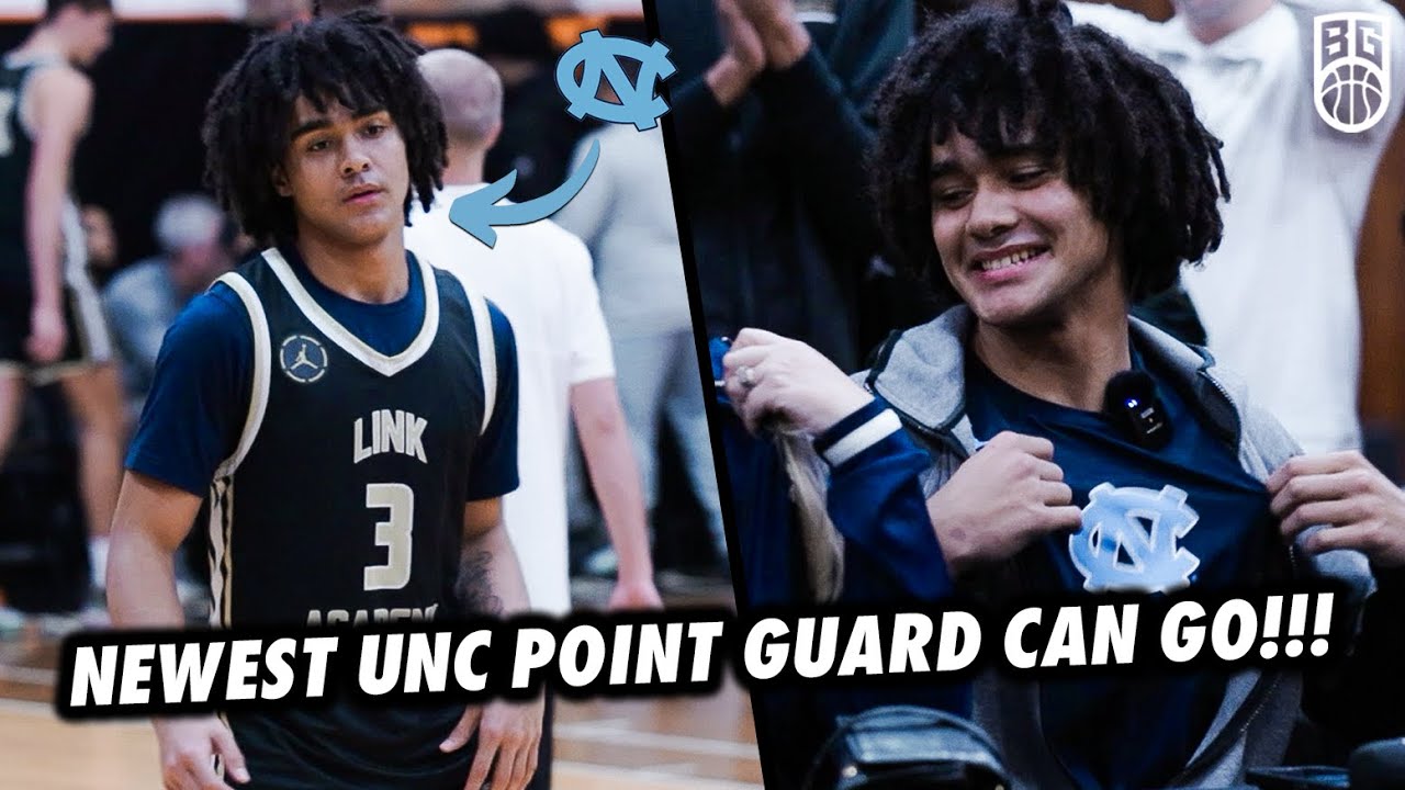 Newest UNC Point Guard Elliot Cadeau and Link Academy Dominate at the Made Hoops Jordan H. Classic!