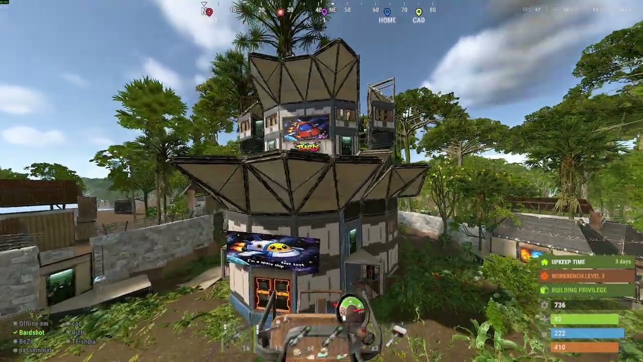 the 2x1 space station live wipe base tour