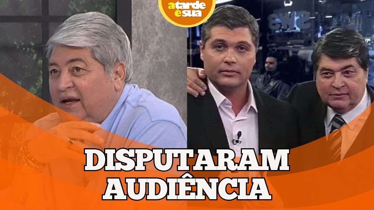 Datena fala de suposta 'rivalidade' com o filho, Joel: 