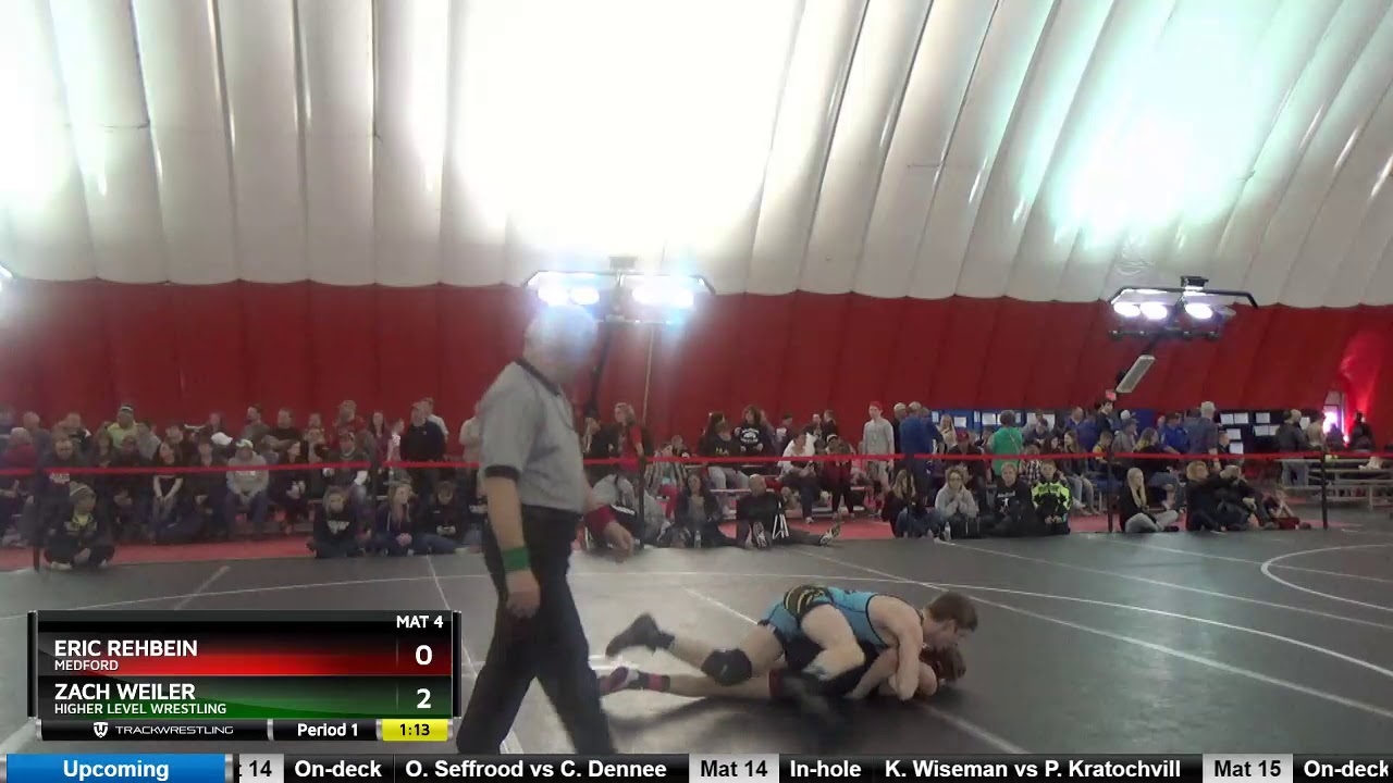 Junior 132 Eric Rehbein Medford Vs Zach Weiler Higher Level Wrestling