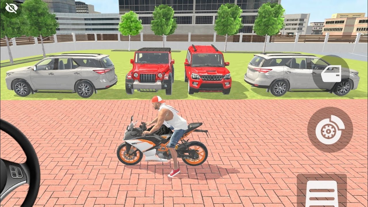 Franklin order by 1️⃣ fortuner & 2️⃣Thar & 3️⃣Scorpio Indian 🇮🇳 bike| Indian theft aura simulator 🎮