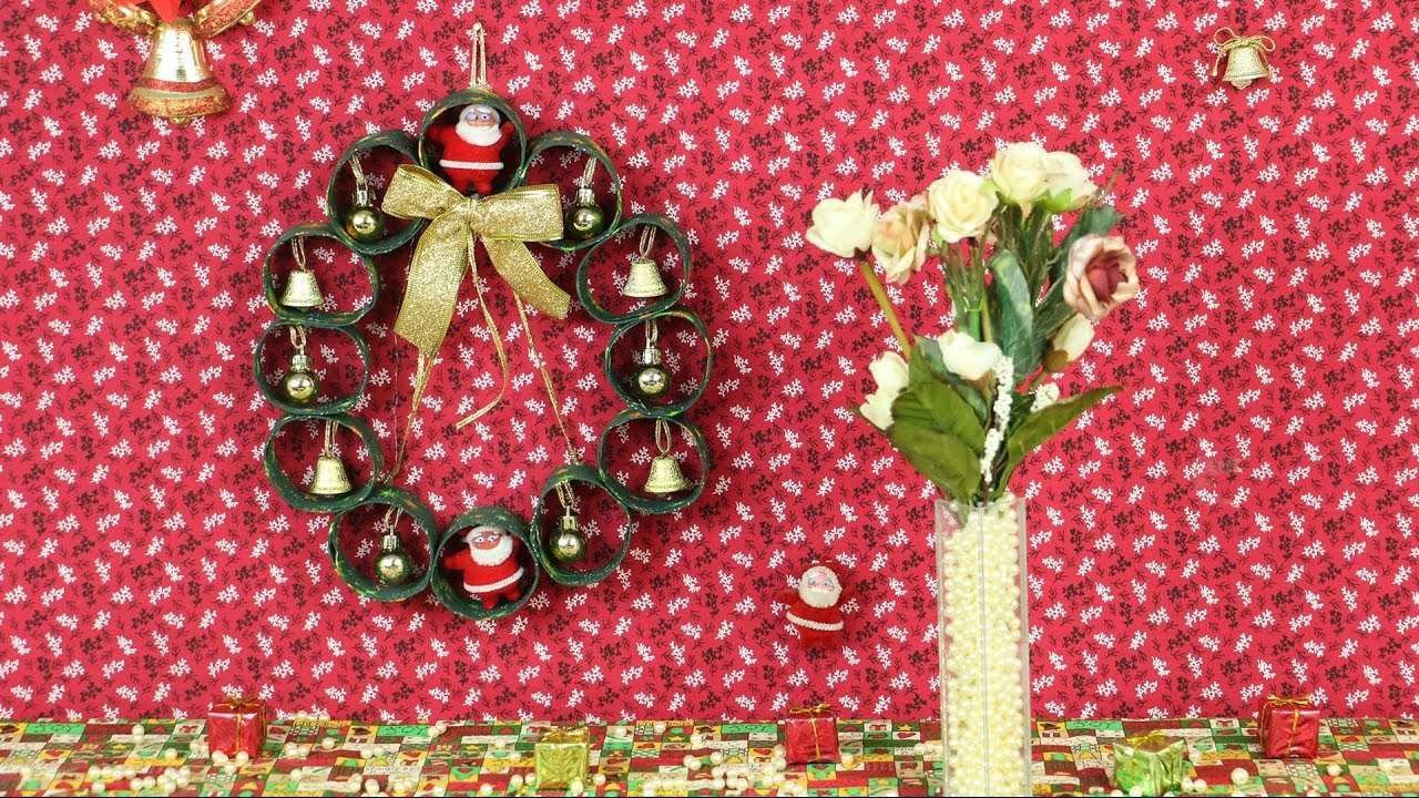 Guirlanda de Natal com Rolo de Papel Higiênico Desafio 9