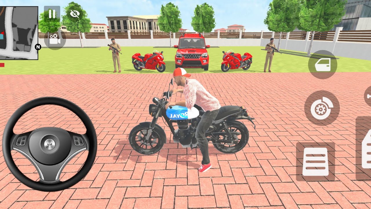 🎮 Franklin Order by 1️⃣ Scorpio 🦂2️⃣ Hayabusa 🔴 | Indian 🇮🇳Theft Auto Simulator 🎮