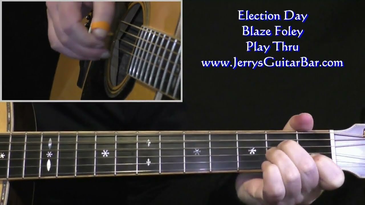 Blaze Foley Election Day | Guitar Play Thru