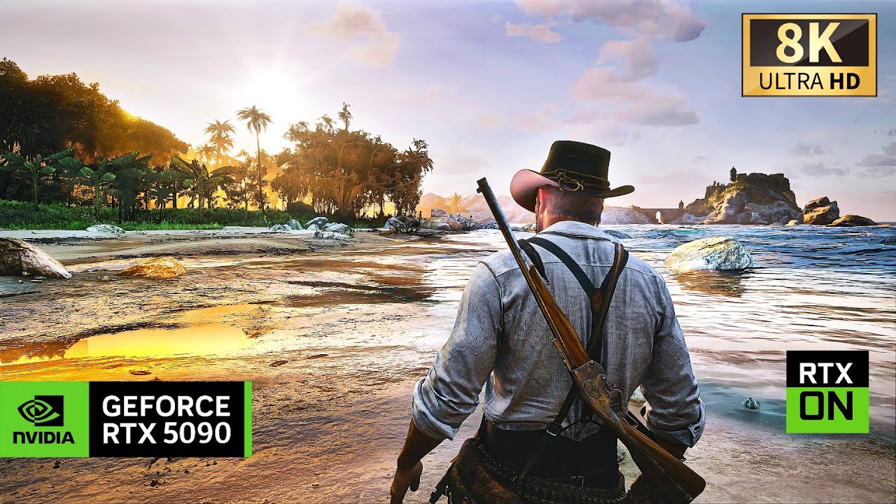 [8K] Red Dead Redemption 2 RTX 5090 | Extreme Ray Tracing Mod | Next-Level Photorealistic Graphics