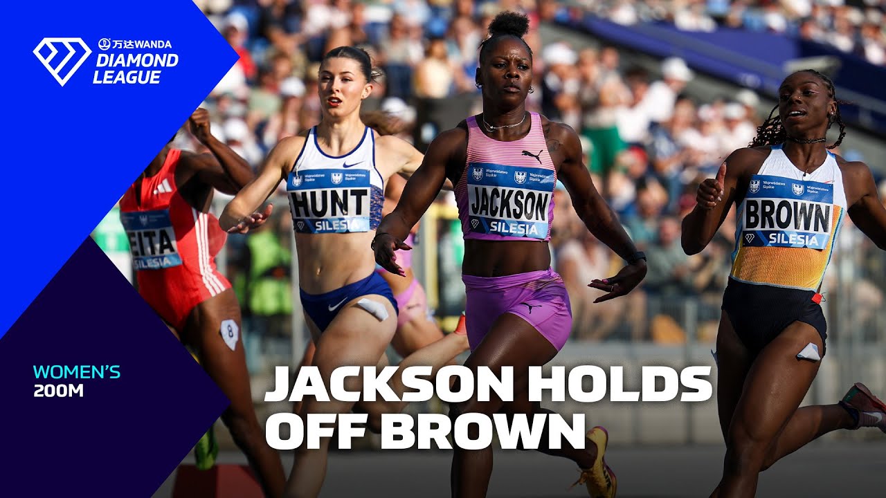 Shericka Jackson SHOWS FORM over 200m in Silesia - Wanda Diamond League 2025