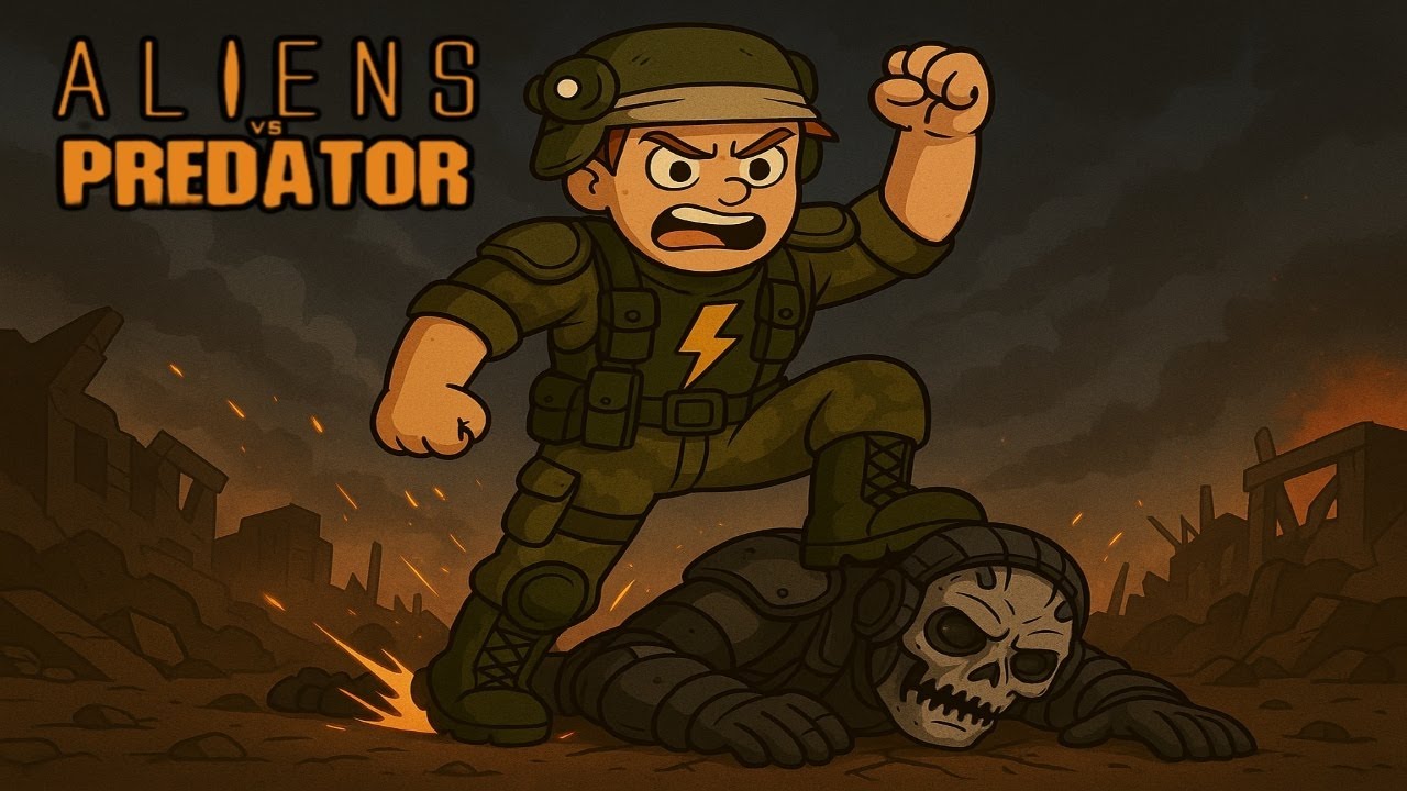 Aliens vs Predator - Marine Level 5 | Crush the Clankers!