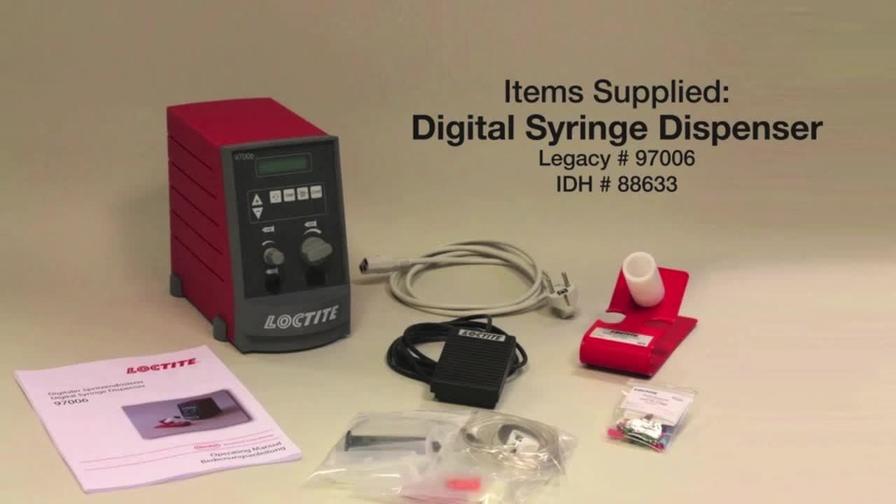 LOCTITE Adhesives Training Movie: Precision Syringe Dispensing System 97006