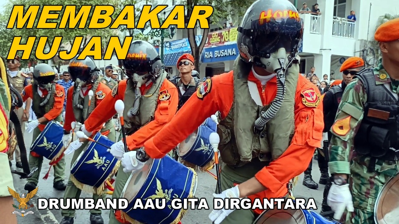 LUAR BIASA AKSI DISPLAY DRUMBAND TARUNA AAU GITA DIRGANTARA