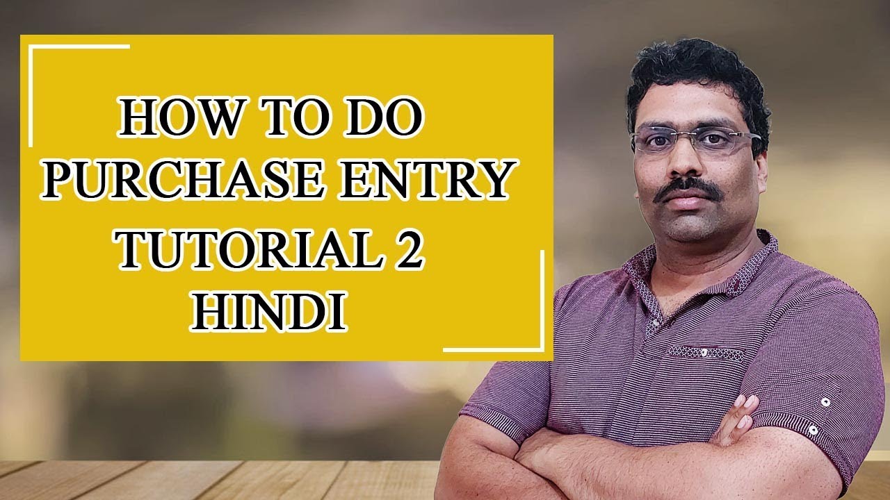 How to do purchase entry raintech pos billing software Tutorial 2 Hindi