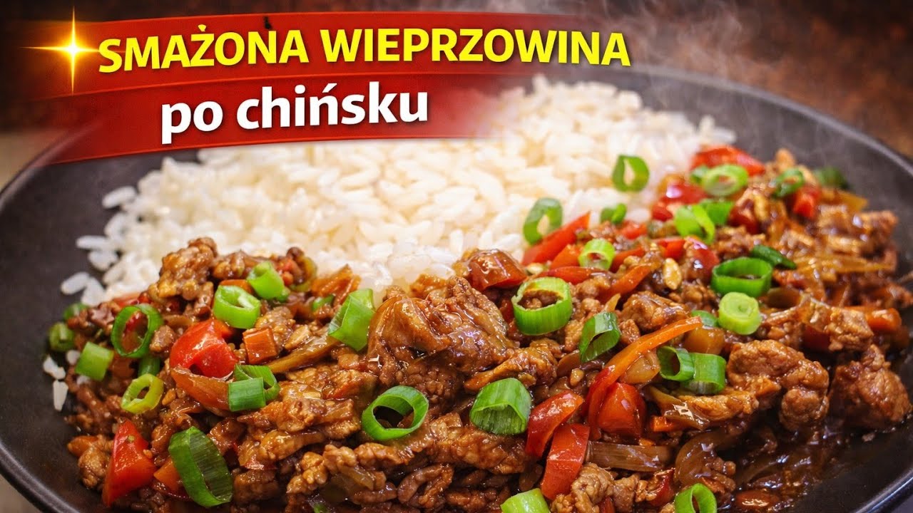 Szybka smażona Wieprzowina po Chińsku  | MajkelGotuje