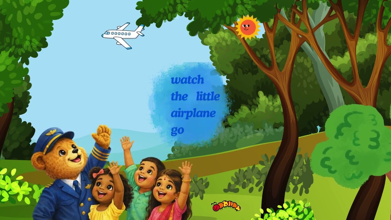 Little Airplane in the sky