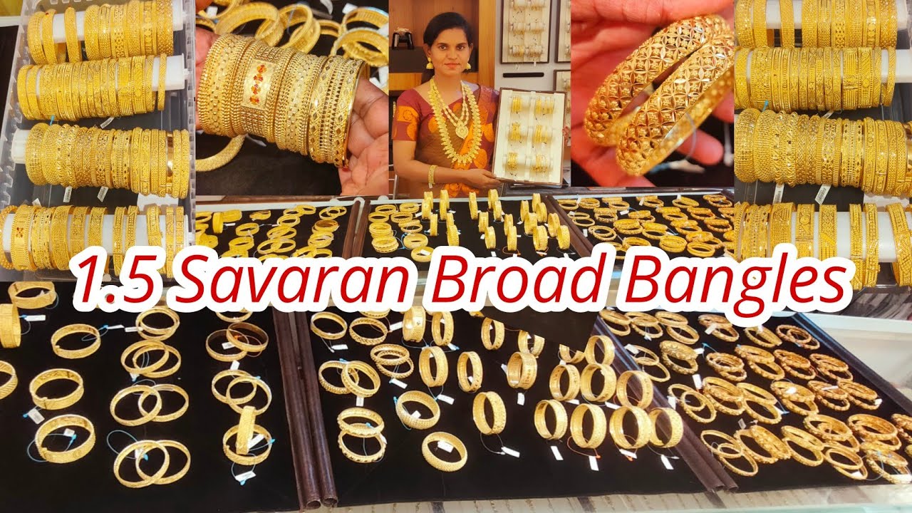 12grams Lightweight Broad Bangles | Kolkatta | Bombay | Kerala Designs