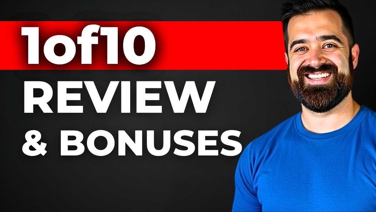 1of10 Review and Exclusive Bonus Bundle (This YouTube Tool is INSANE)