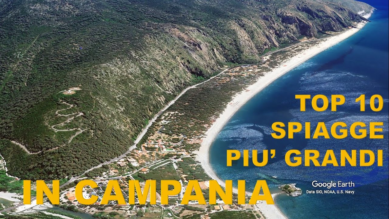 Le 10 spiagge più grandi della Campania