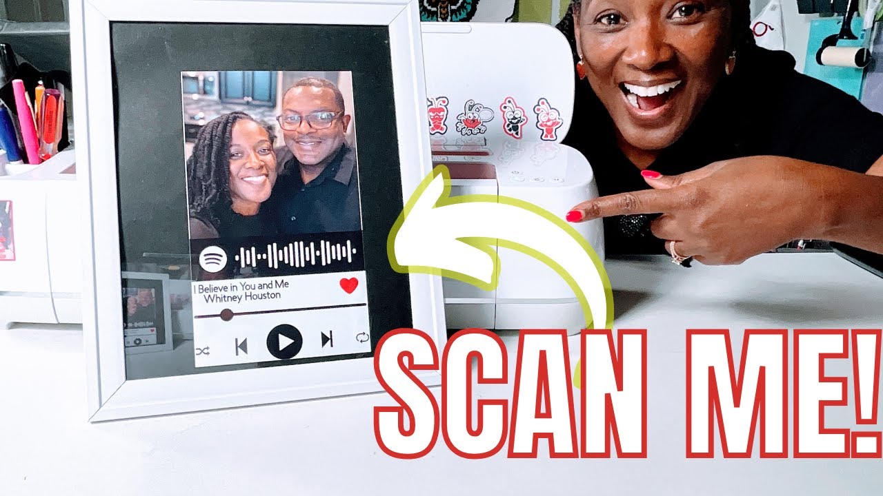 HOW TO MAKE A SPOTIFY FRAME WITH A DOLLAR TREE FRAME AND A CRICUT