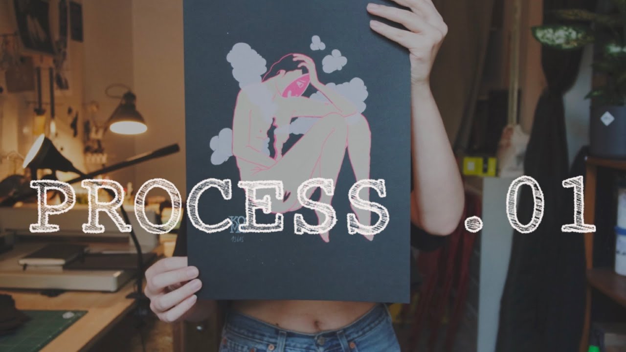 PROCESS .01 // Impression d'une affiche 3 couleurs en sérigraphie