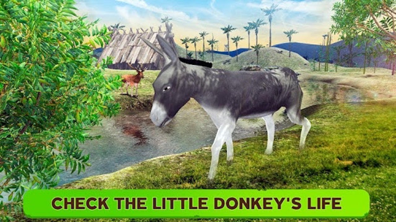 🐴Donkey Simulator Little Horse Wildlife Simulator-By Virtual Animals World-Android